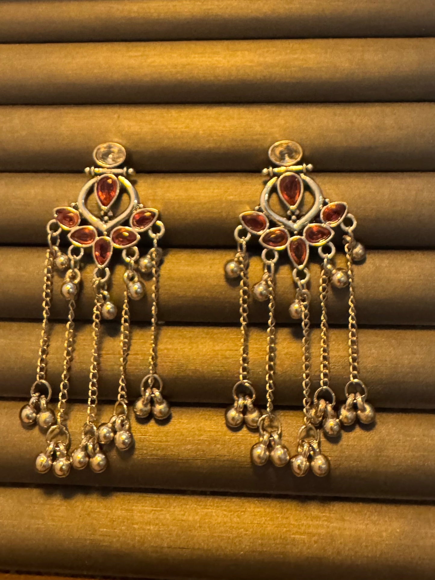 Red oxidized Jhumki❤️