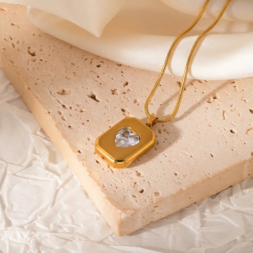 Heart Tag Necklace