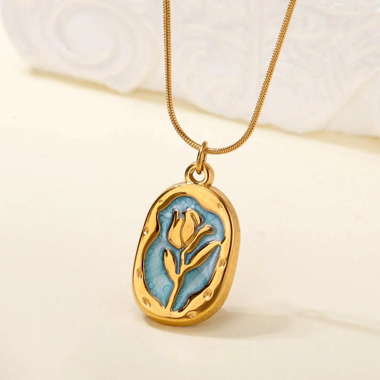 Tulip Pendant Necklace